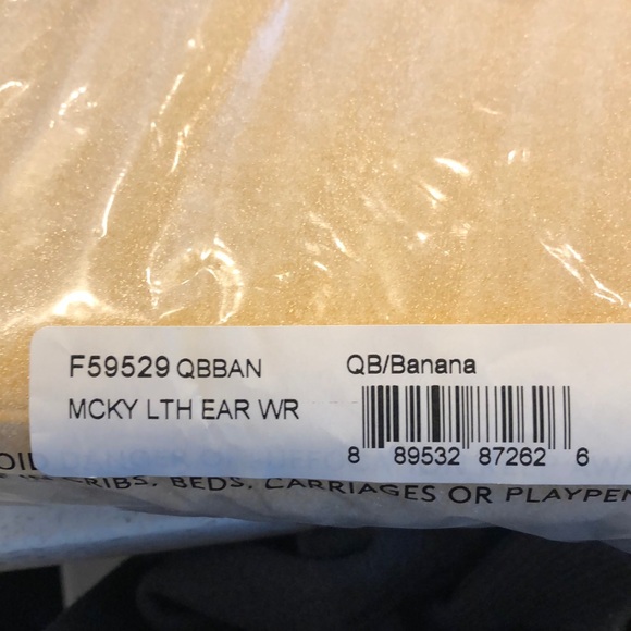 Coach Wristlet Glove Calf Leather Mickey Ears NWT - Picture 6 of 6